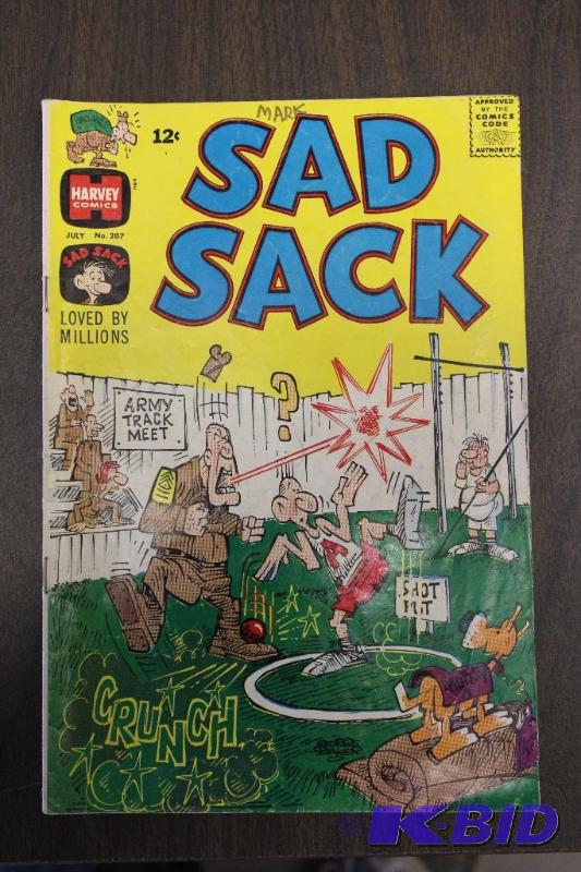 Sad Sack, Harvey Comics, No. 207, July 1969...