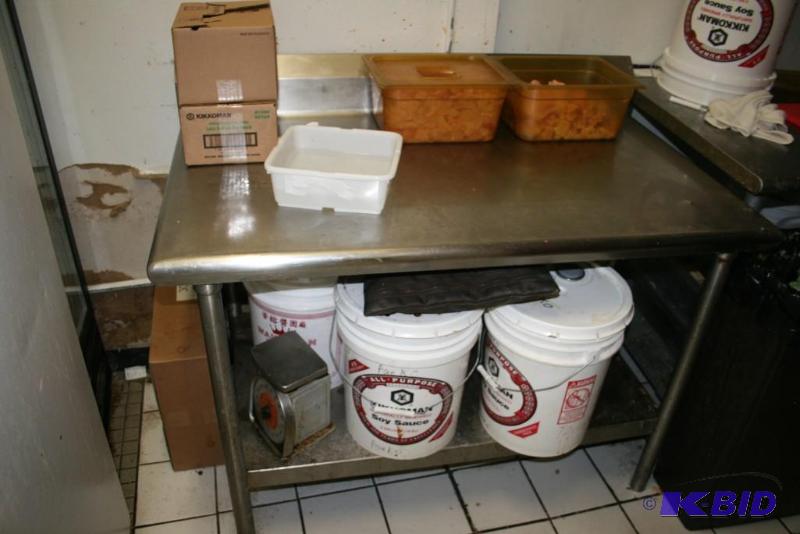 Stainless Steel Prep Table