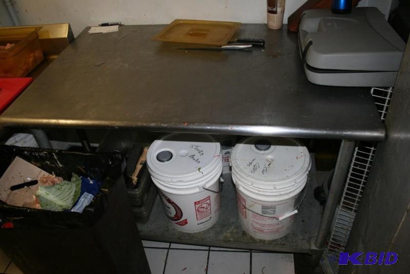 Stainless Steel Prep Table