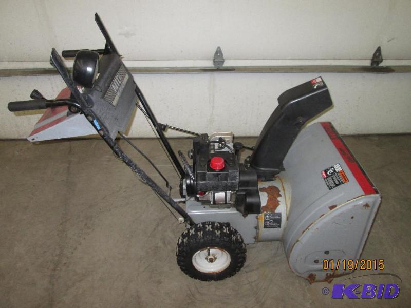 lot 10 image: MTD 5HP Two-Stage Snowblower, Electric Start,...