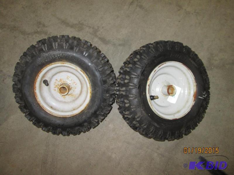 lot 15 image: (2) Tires 13x5.00x6...