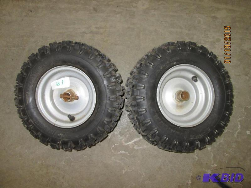 lot 18 image: (2) Tires 13x5.00x6 NHS...