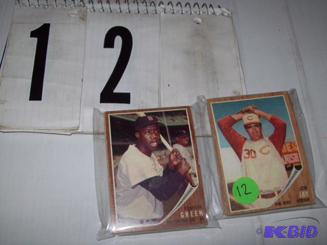 40 - 1962 Topps Baseball Cards- commons with ...