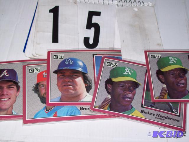 12- 1983 Donruss Oversized Giant Baseball Car...