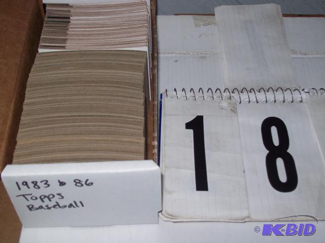 Approx, 400 - 1983 &amp 1986 Topps Baseball ...