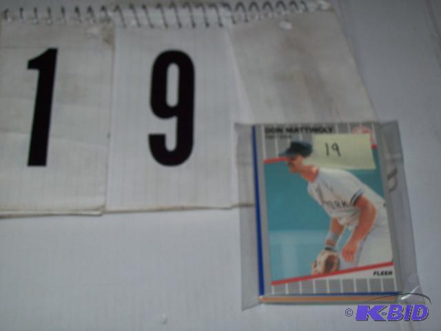 20 Don Mattingly Cards. From 1988 to 1992. Di...