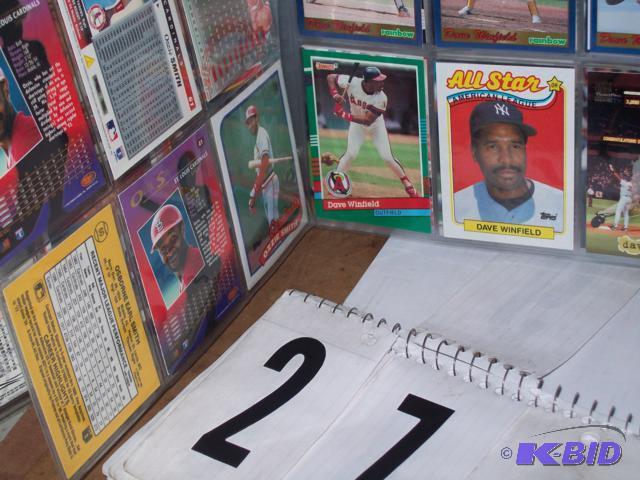 Approx, 350 baseball cards in pages. Include...
