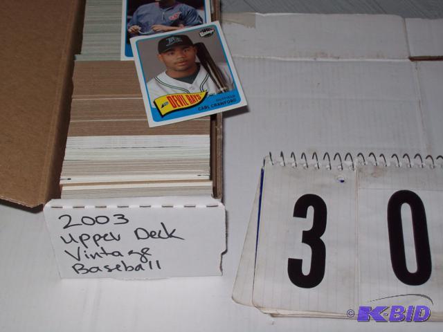 Approx, 500 - 2003 Upper Deck Vintage Basebal...