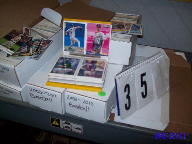 Approx, 3,500 - 2000-2010 baseball cards. 5 ...