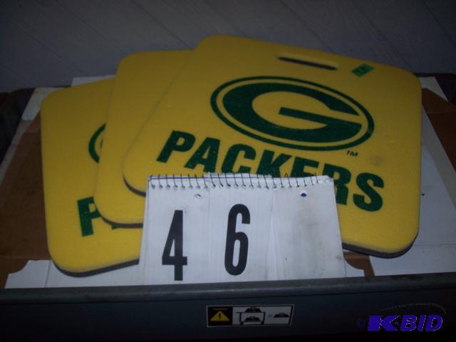 3- Greenbay Packer Seat Cushions...