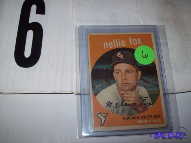1959 Topps Nellie Fox Card #30. Card is in go...