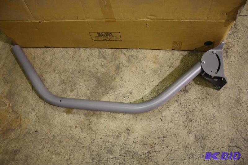 lot 161 image: Box of Mounting Brackets wHardware Heavy Duty Wall Mount TV Platforms.