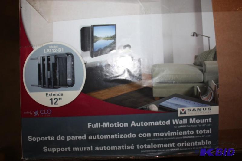 lot 162 image: Sanus Systems LA112 Motorized Mount for Flat Panel Monitors Remote Controlled Automated Mount