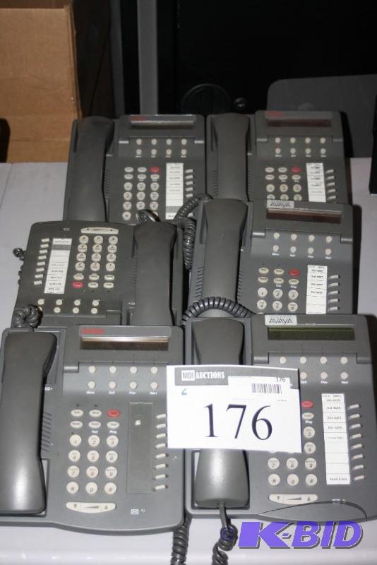 lot 176 image: Lucent Avaya Office Phones 6408d Classic Lucent Base And Handset Included.