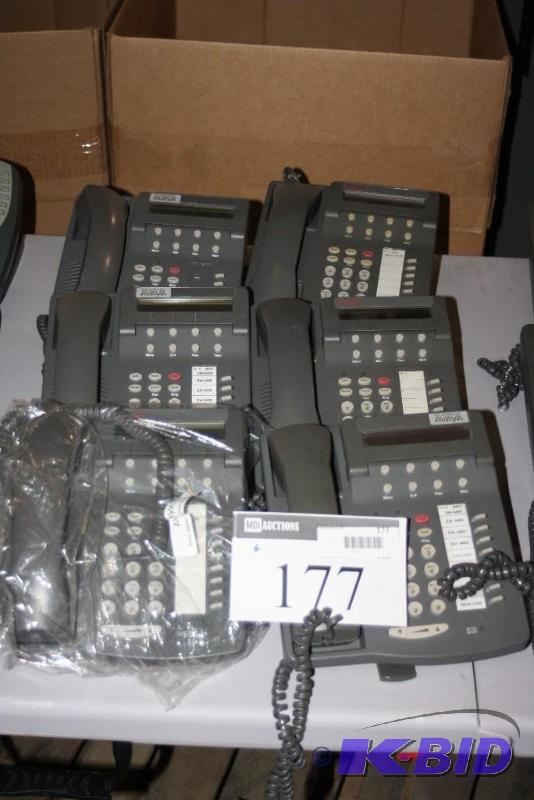 lot 177 image: Lucent Avaya Office Phones 6408d Classic Lucent Base And Handset Included.