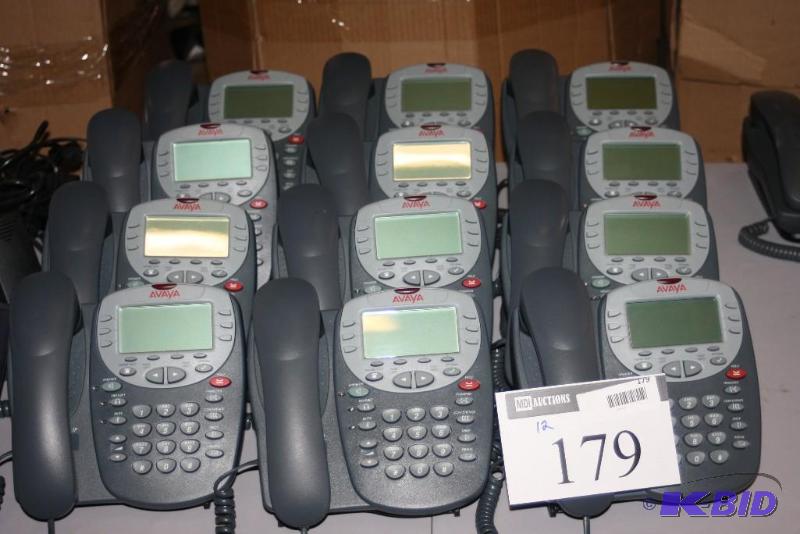 lot 179 image: Avaya 4621SW IP Display Telephones wBase & Handset