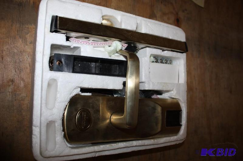 lot 188 image: Uonylock Electronic Door Lock Model Dl-300B wKey Card Access & Door Frame Lock Insert