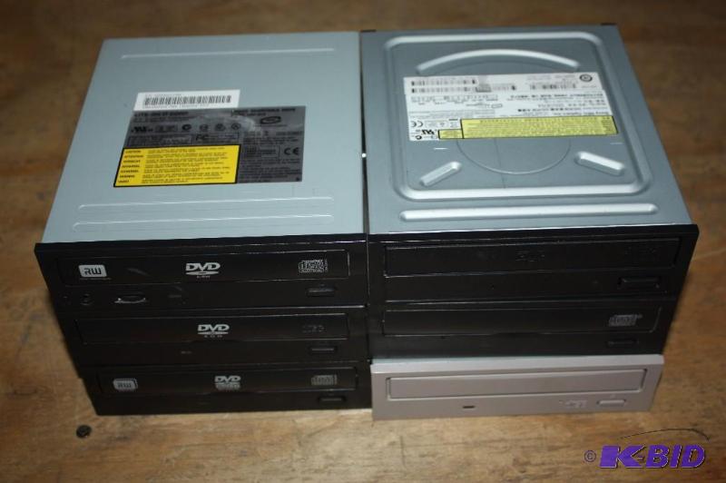 lot 197 image: Lot of (6) Lite-On It Corp. DVD-Rom Drive Model SOHD-16P9SV.