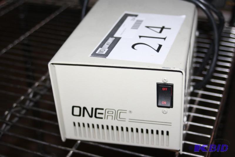 lot 214 image: Oneac Model Cp1107 006299 Power Line