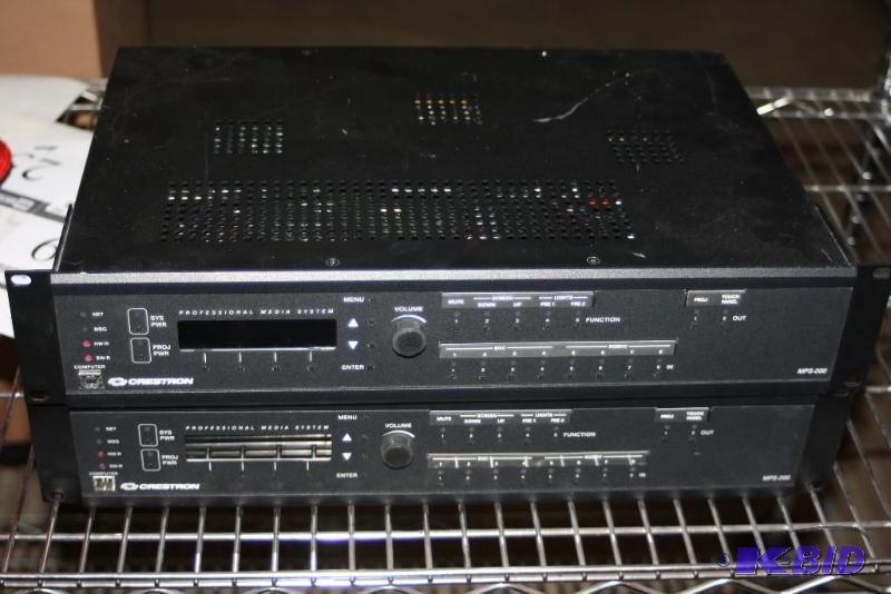 lot 217 image: Lot of (2) Crestron MPS-200 70V Multimedia Presentation Controller Home Automation