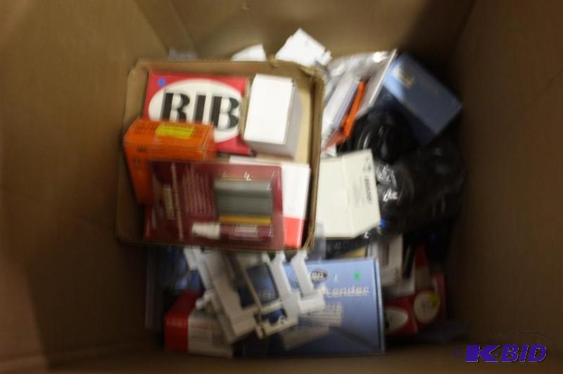 lot 228 image: Box Lot of Security Electronics Including Gefen RS-232 Extender Miscellaneous Boxes & More.