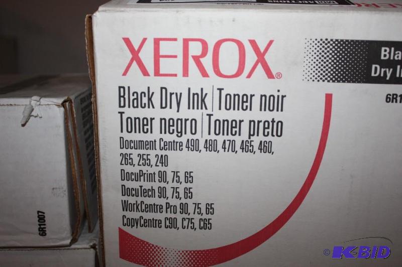 lot 254 image: Box Lot of (4) Xerox Black Dry Ink Toner 6R1007.