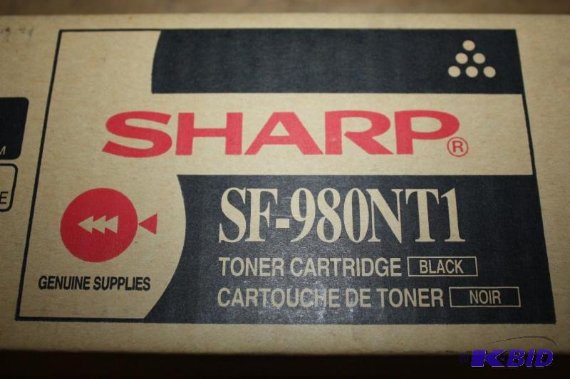 lot 256 image: Sharp SF-980NTI Toner Cartridge Black Genuine Supplies.