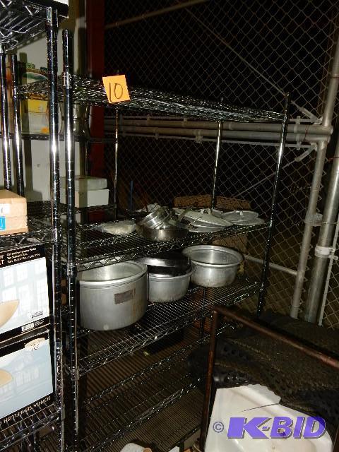 lot 10 image: Stainless Steel Shelve