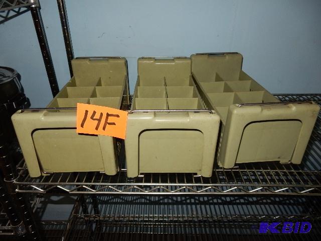 lot 14F image: 3, Silver Ware holders