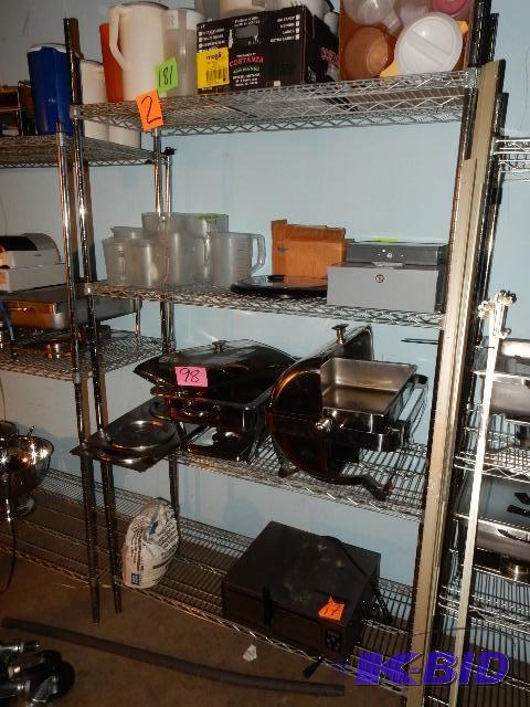 lot 2 image: Stainless Steel Shelve