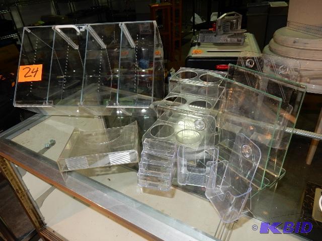 lot 24 image: Acrylic Display items