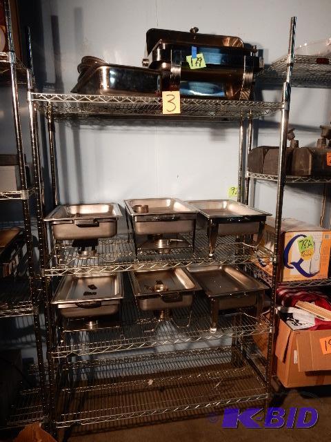 lot 3 image: Stainless Steel Shelve