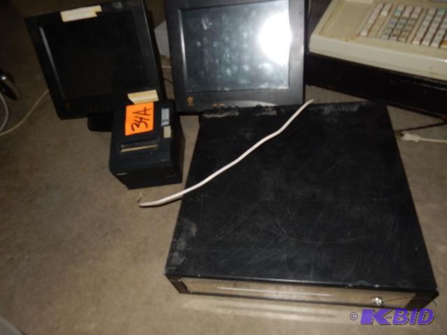 lot 34A image: Touch Cash Register Screens and printer