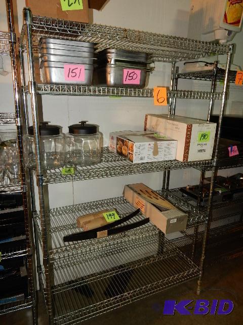 lot 6 image: Stainless Steel Shelve