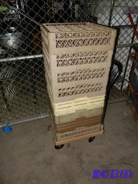 lot 64 image: Glass rack