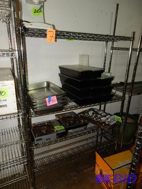 lot 7 image: Stainless Steel Shelve