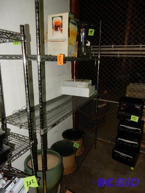 lot 8 image: Stainless Steel Shelve