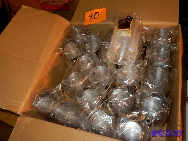 lot 80 image: Plastic cups