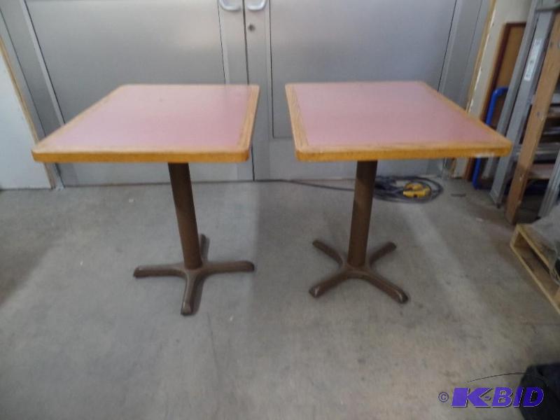 2 Pink Tables