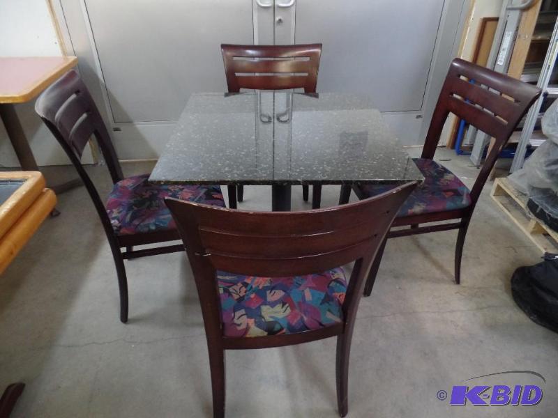 Granite Table and Chairs