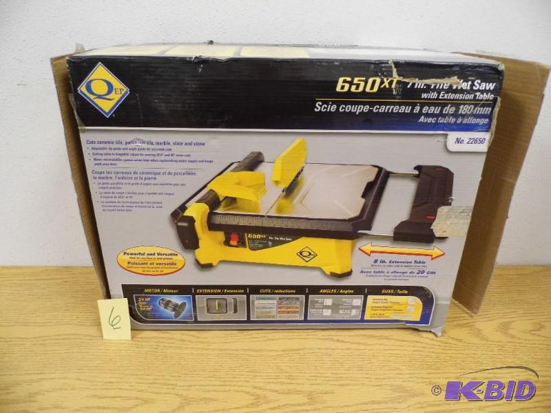 QEP Tile Wet Saw
