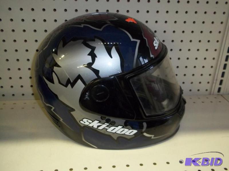 lot 32 image: Ski-doo Snowmobile Helmet Size MD 7 18 - 7 1...
