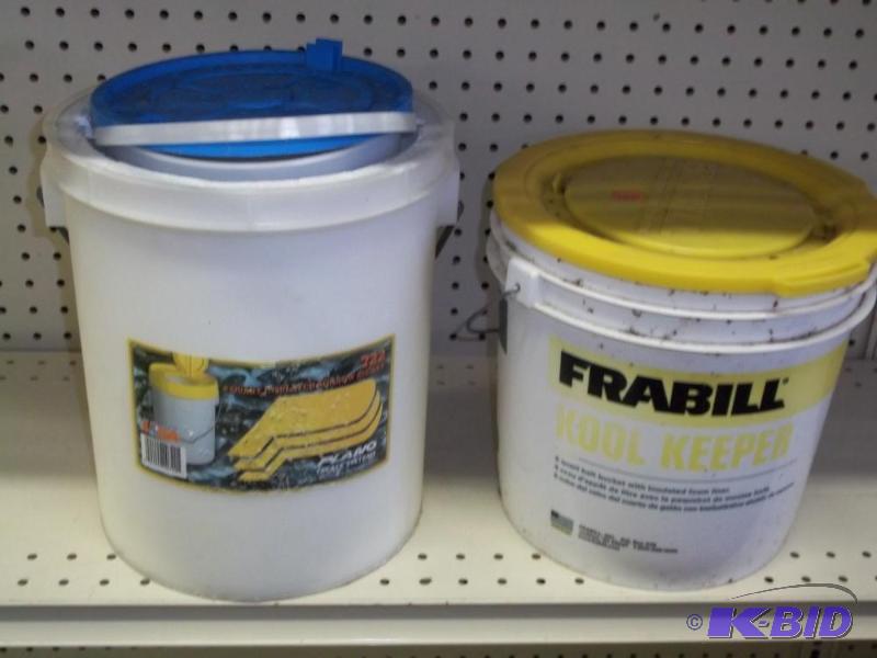 lot 35 image: 2- Minnow Buckets...