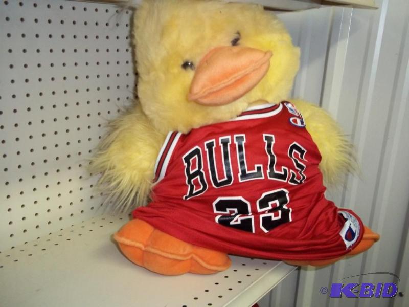 lot 52 image: Chicago Bulls # 23 Jordan Jersey and stuffed ...