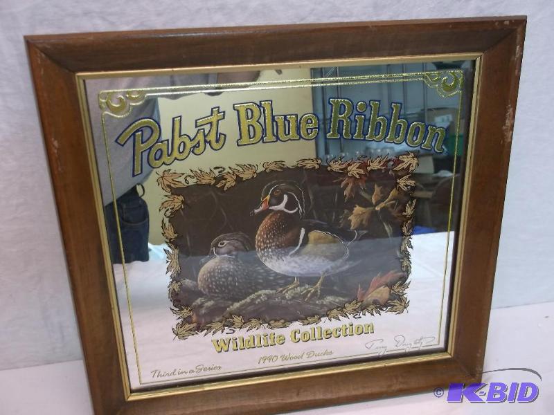 Beautiful Pabst Blue Ribbon Wild Life Collect...