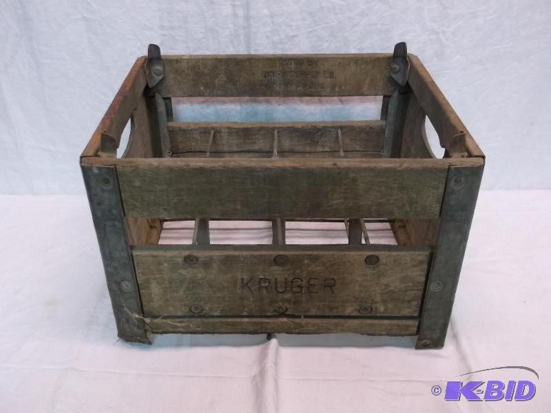 Vintage Kruger milk crate sold by Dairy Suppl...