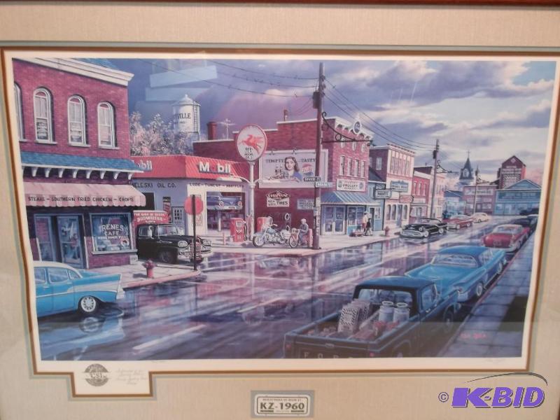 Large beautiful Ken Zylla print Reflections o...