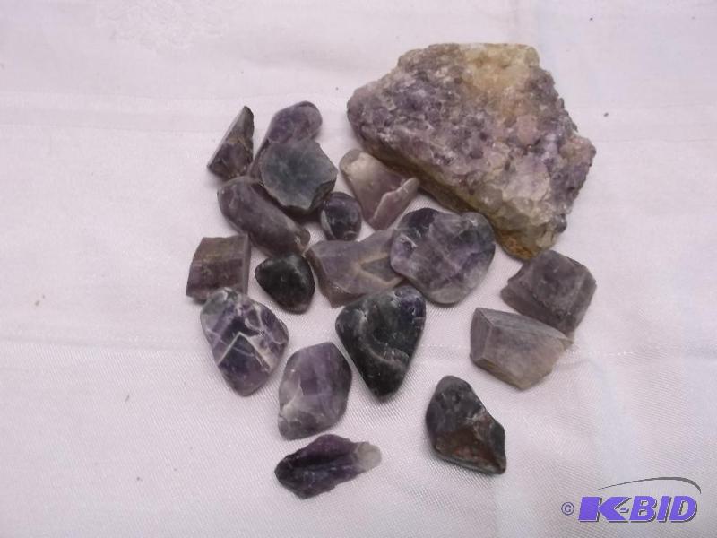 Nice collection of Amethyst  rocks....