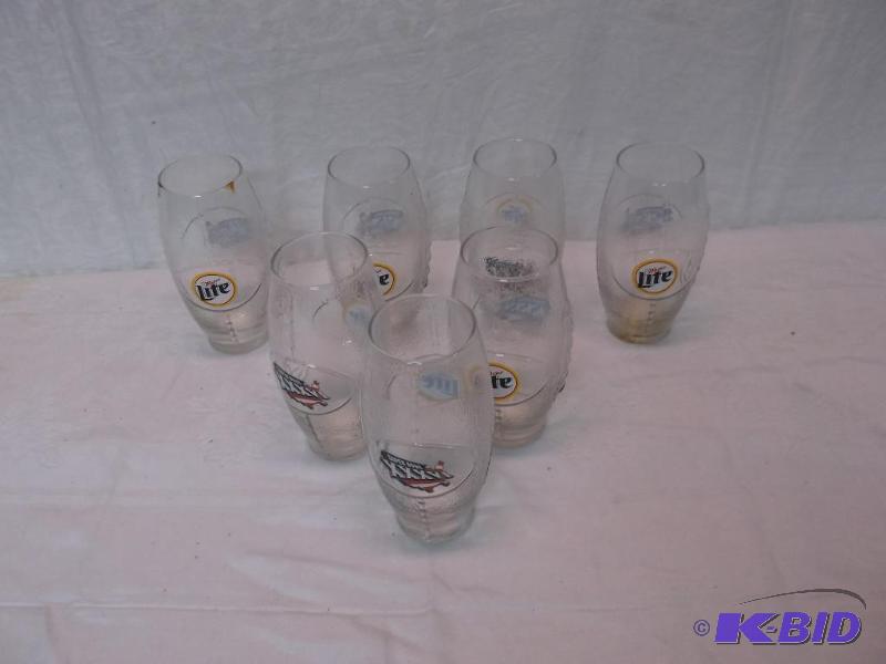 Nice lot with 7 Miler Lite super bowl footbal...