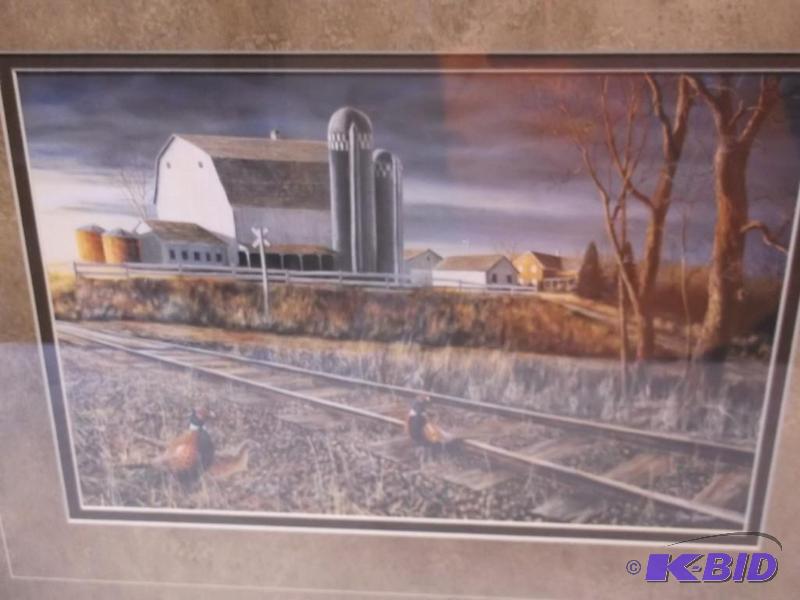 Beautiful print by Jim Hansel double matted i...